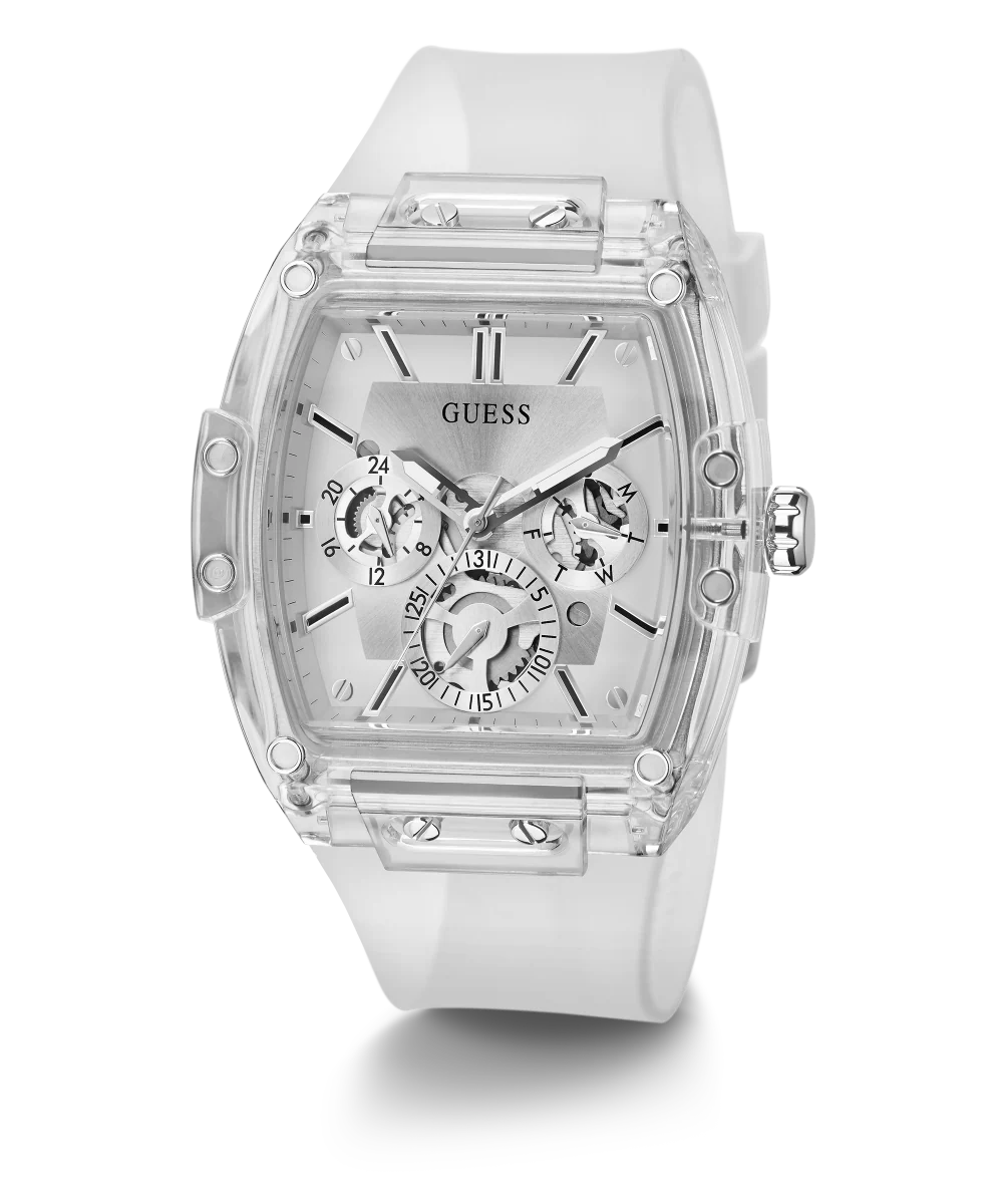 Watch Multi GUESS Mens Clear Multi-function Watch - GUESS Watches