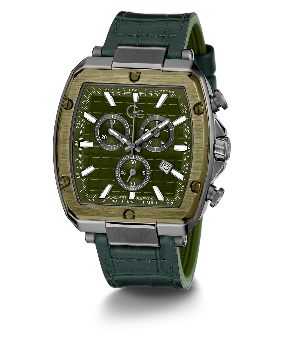 Gc Spirit Tonneau Chrono Flexstrap - GUESS Watches
