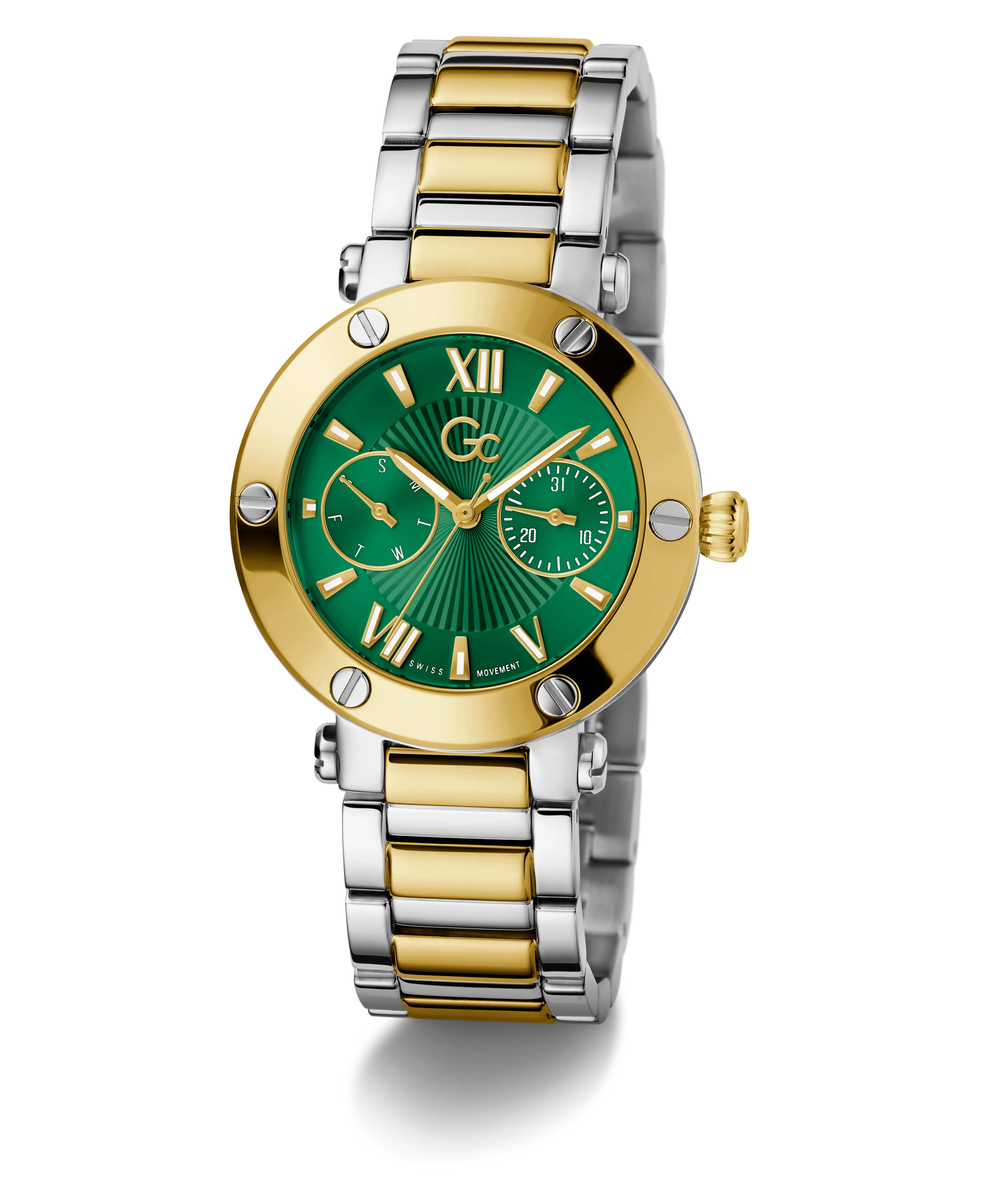 Gc Aura Mid Size Metal - GUESS Watches